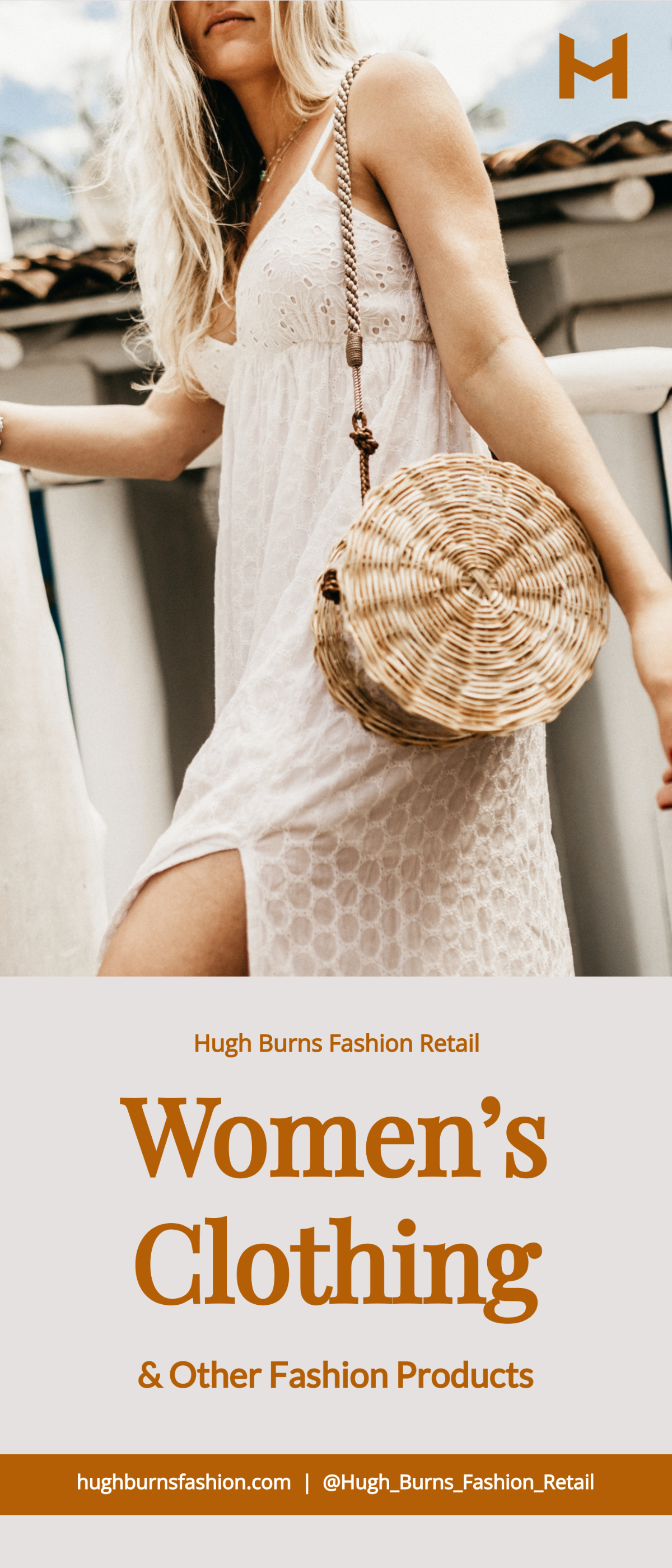 Free Fashion Store Roll-Up Banner Template