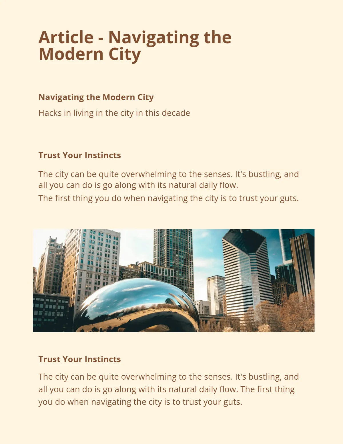 Free Modern eBook Template to Edit Online