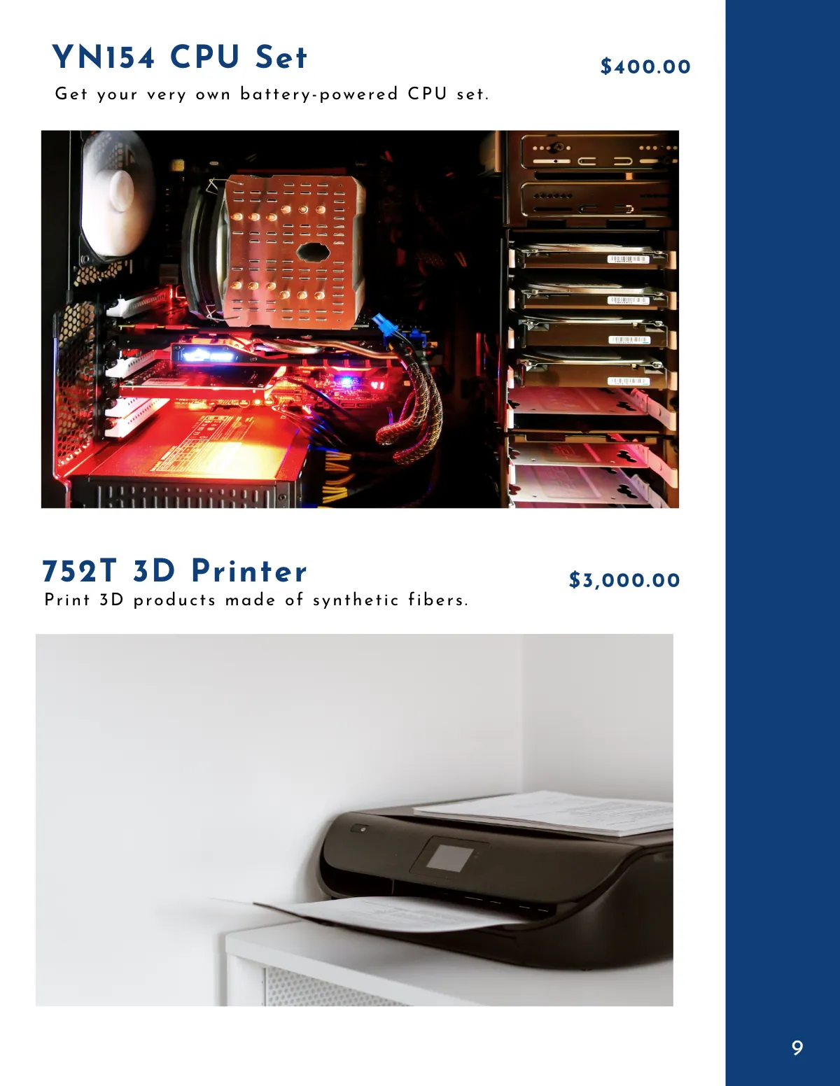 Free Advance Technology Catalog  Template to Edit Online