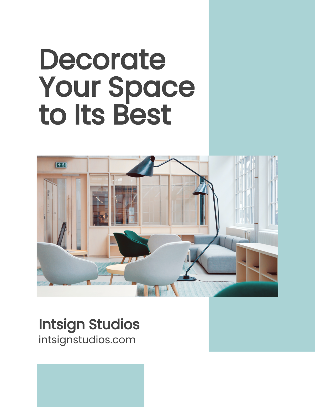Interior Design Business Flyer Template