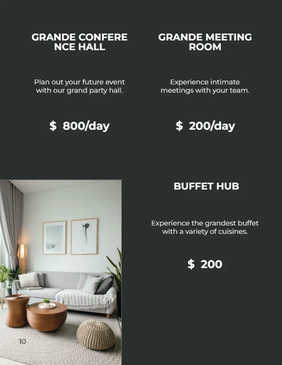 Free Elegance Hotel Catalog Template to Edit Online