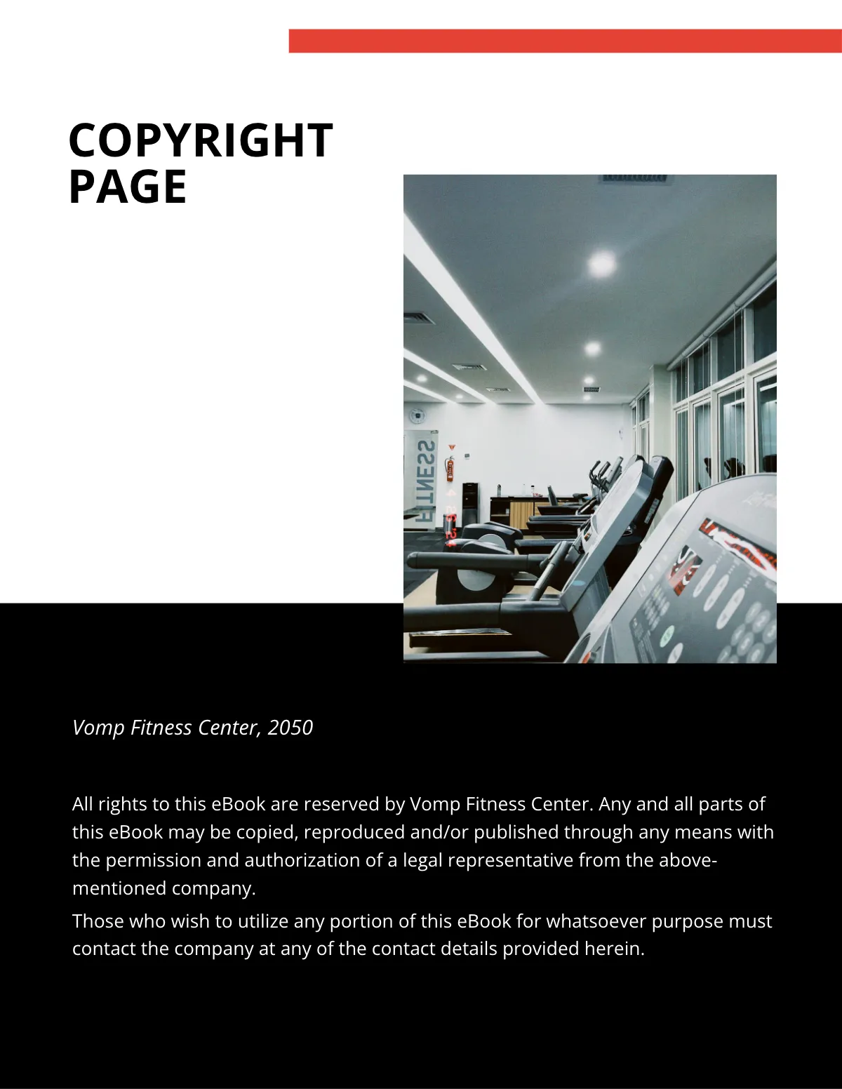 Free Fitness eBook Template to Edit Online