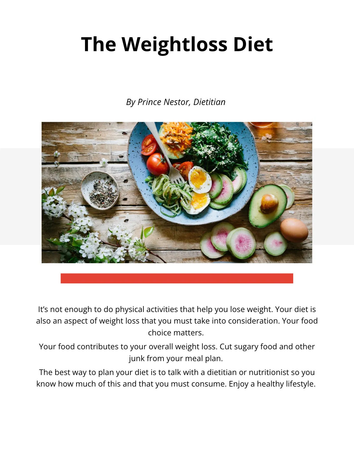 Free Fitness eBook Template to Edit Online