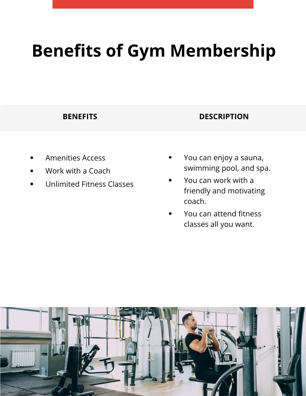Free Fitness eBook Template to Edit Online