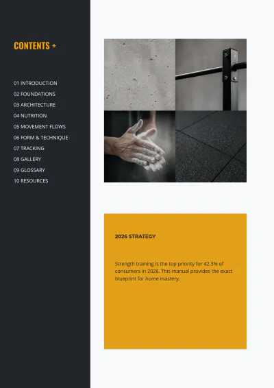 Free Fitness eBook Template to Edit Online