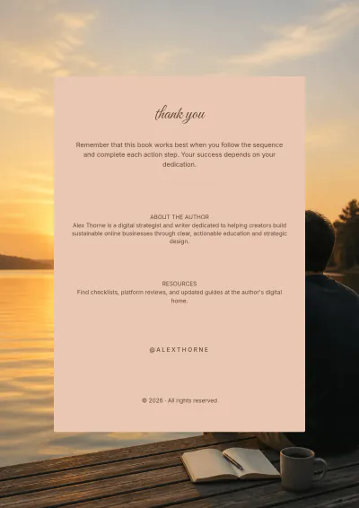 Free Blogger eBook Template to Edit Online