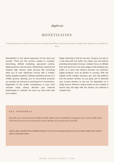 Free Blogger eBook Template to Edit Online