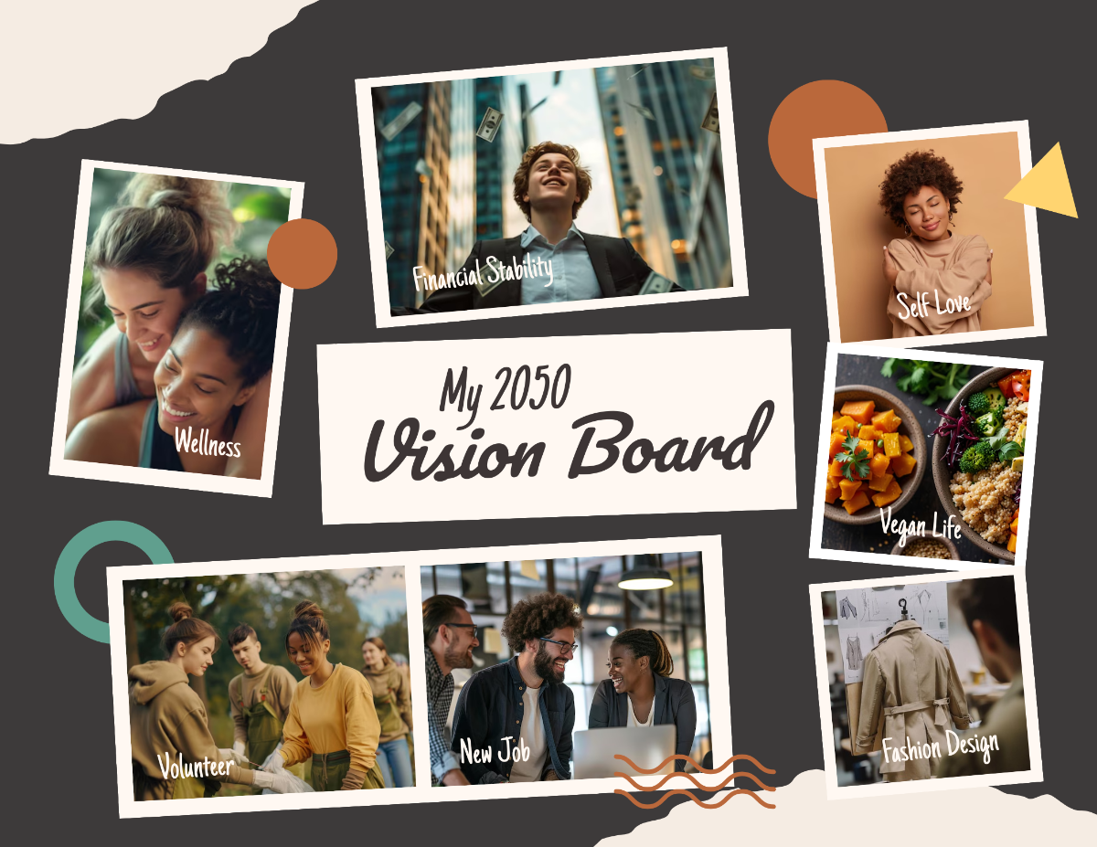 Personal Vision Board Template - Edit Online & Download