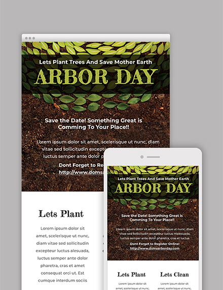 29 Free Media Kit Templates Ready Made Samples Free Arbor Day Email Newsletter Template