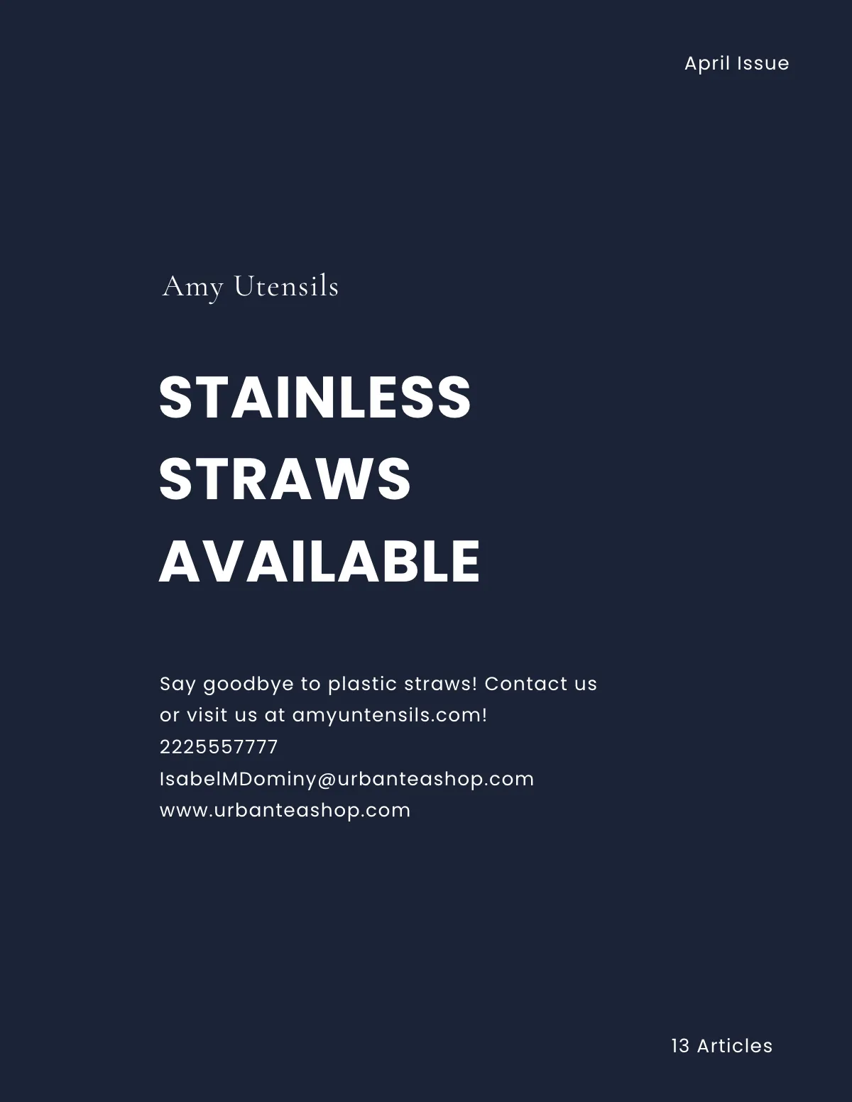 Free Tea Store Catalog Template to Edit Online