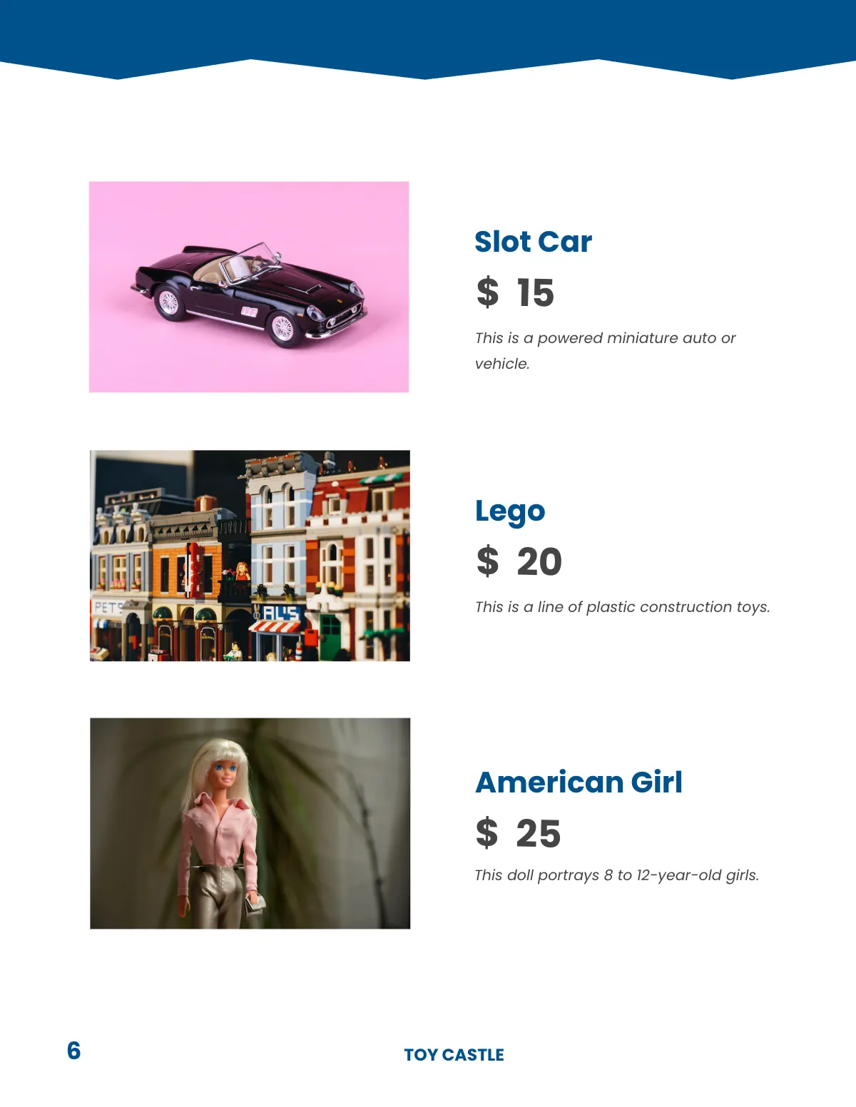 Free Toys Store Catalog Template to Edit Online