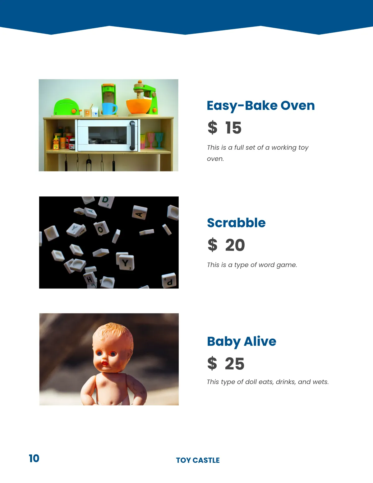 Free Toys Store Catalog Template to Edit Online