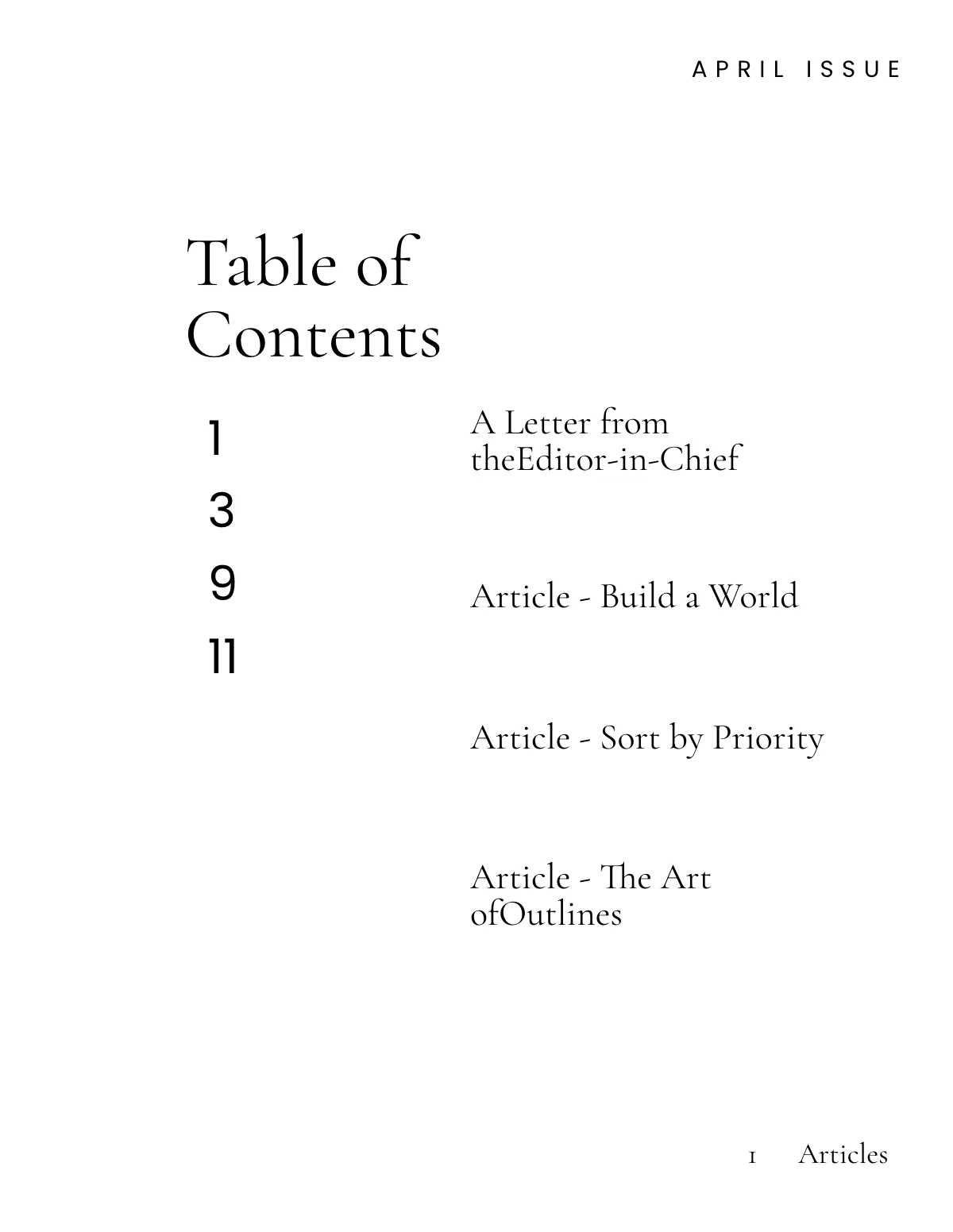 Free Simple Zine Template to Edit Online