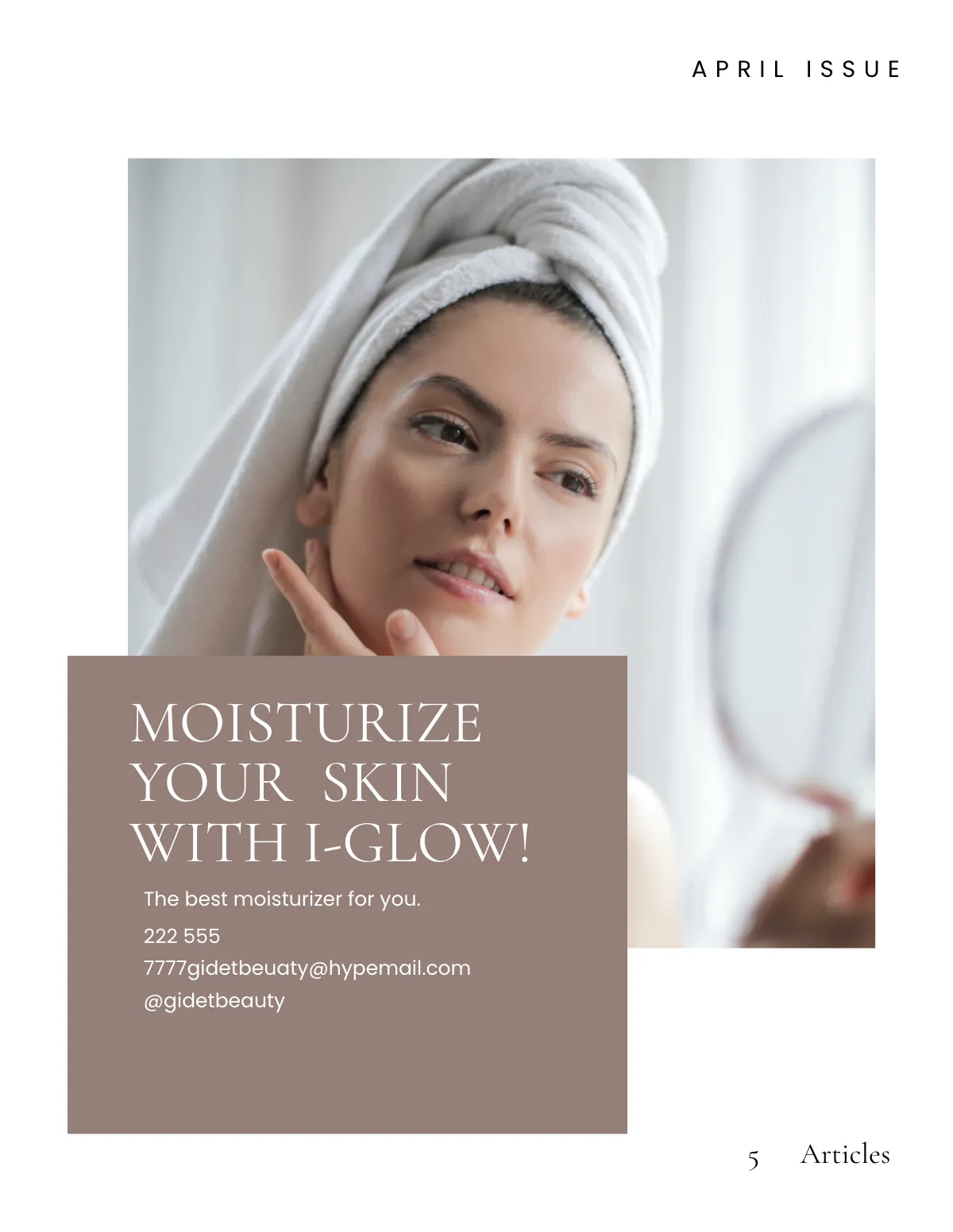 Free Simple Zine Template to Edit Online