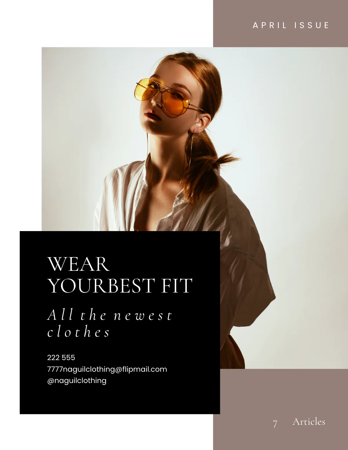 Free Simple Zine Template to Edit Online