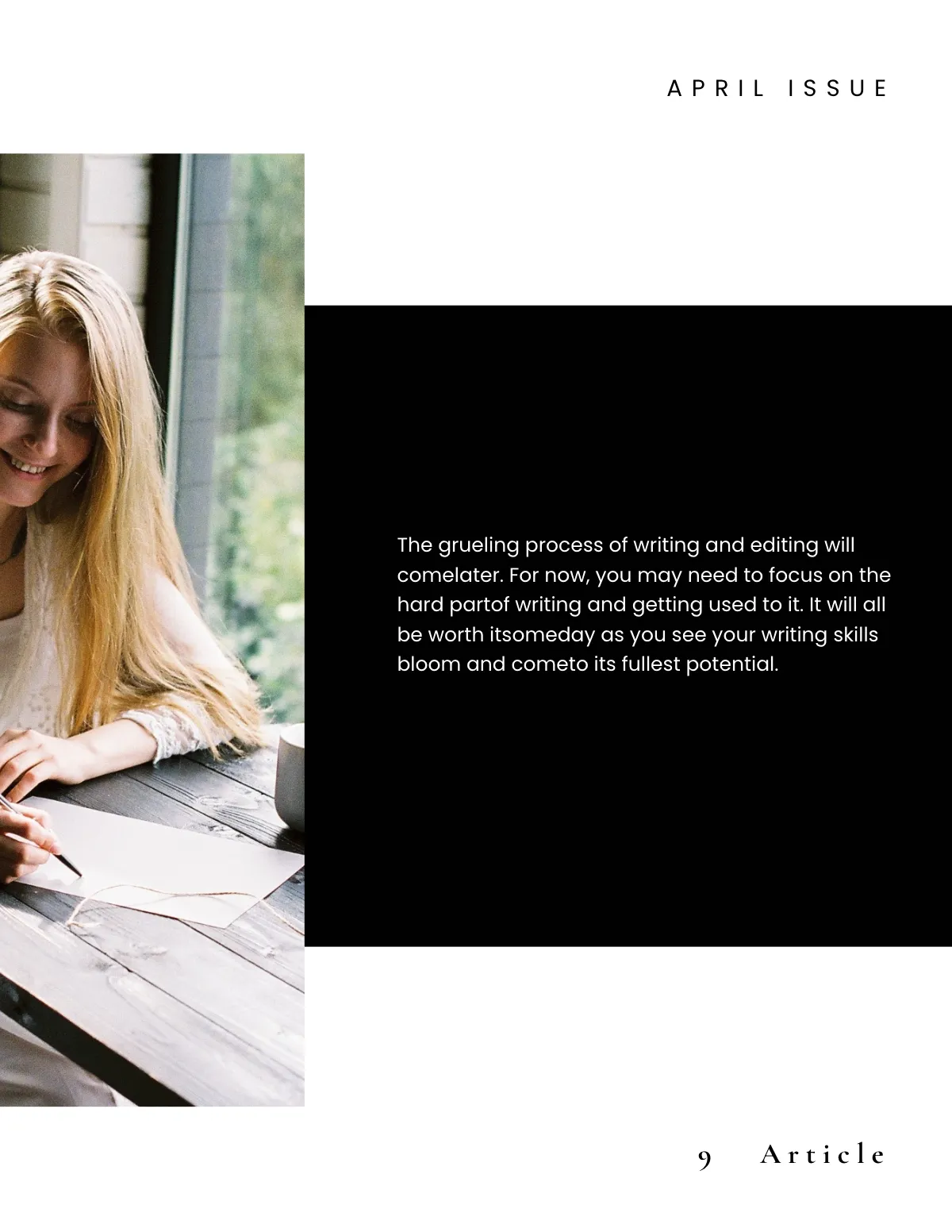 Free Zine Sample Template to Edit Online