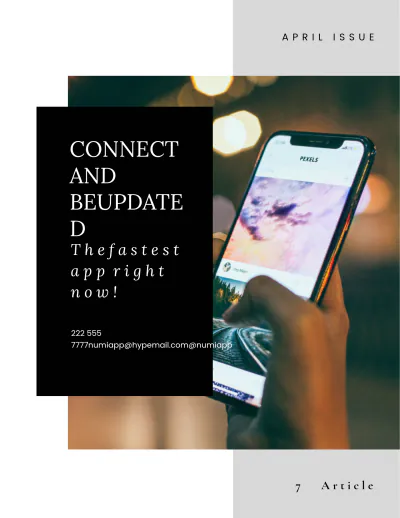 Free Zine Sample Template to Edit Online