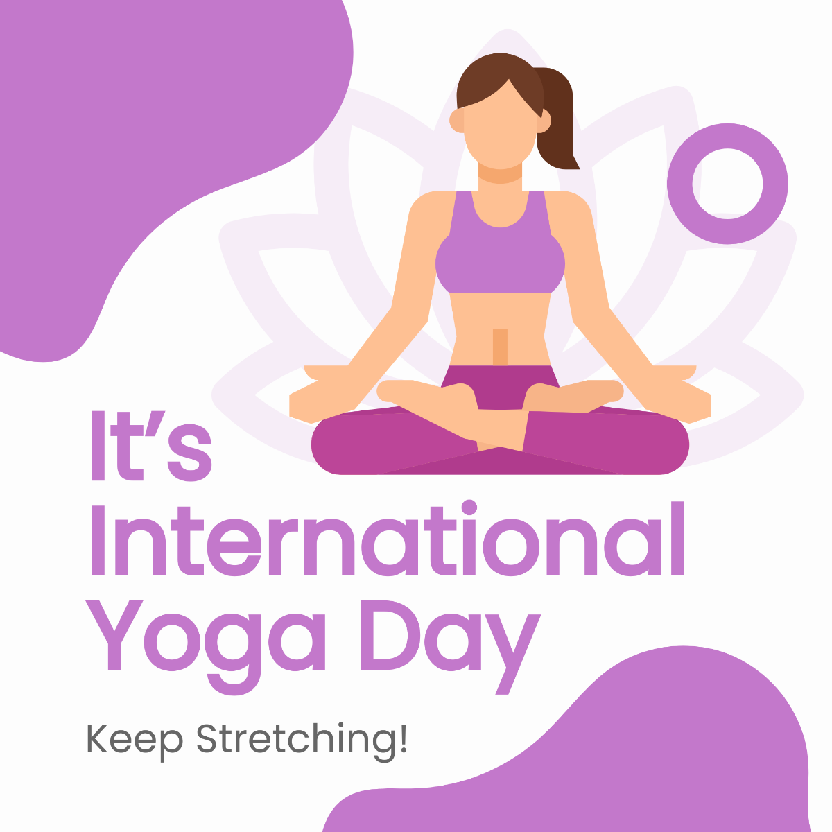 International Yoga Day Instagram Ad Template