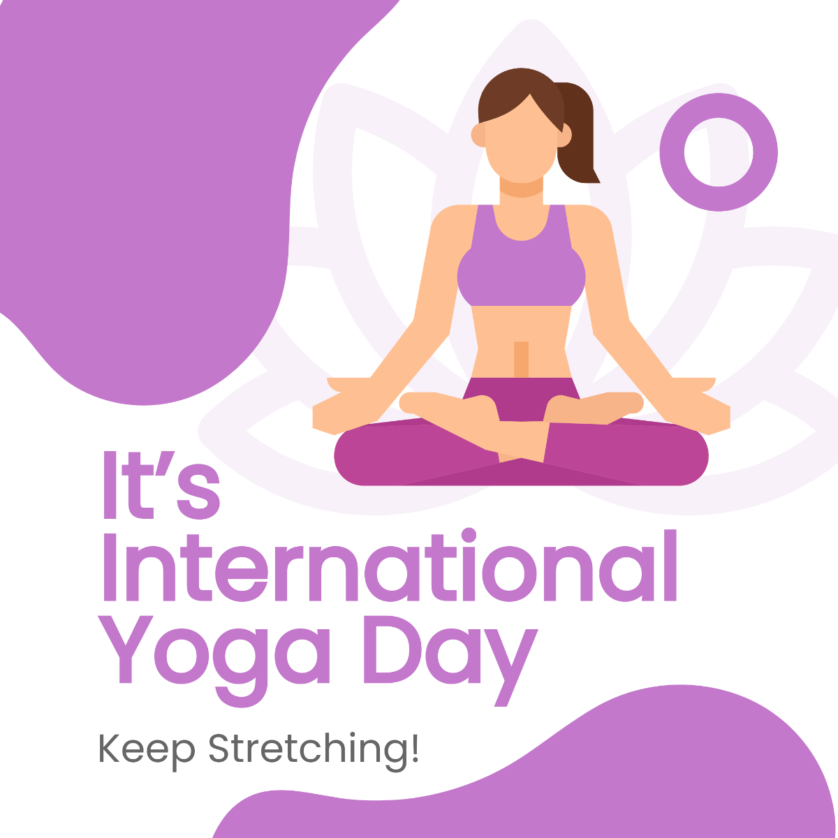 International Yoga Day Promo Instagram Post Template