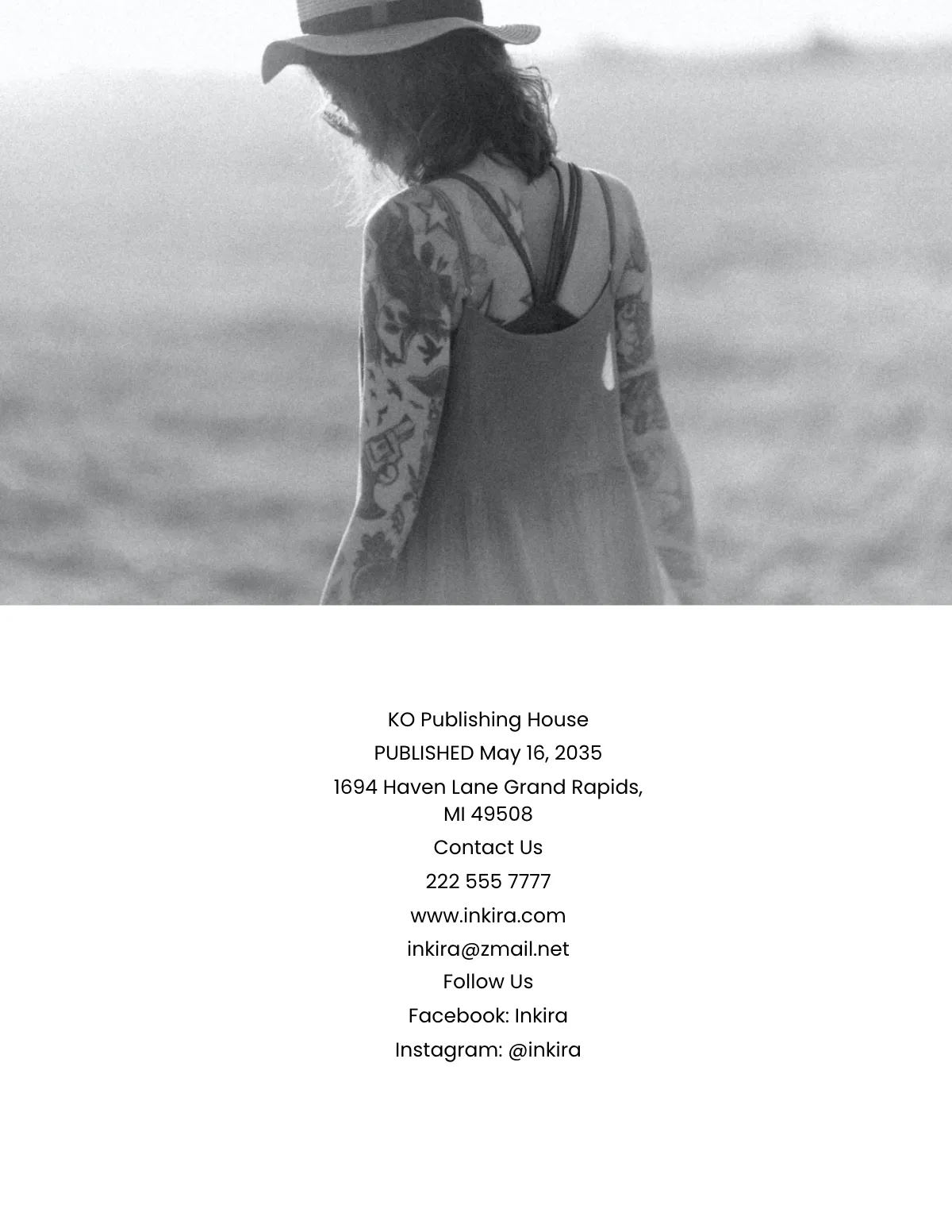 Free Minimal Zine Template to Edit Online