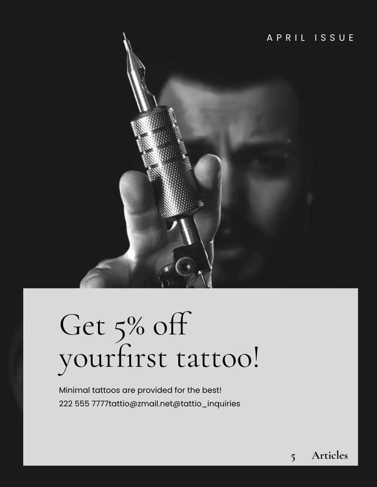 Free Minimal Zine Template to Edit Online