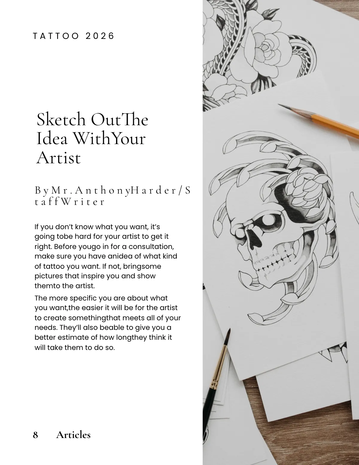 Free Minimal Zine Template to Edit Online