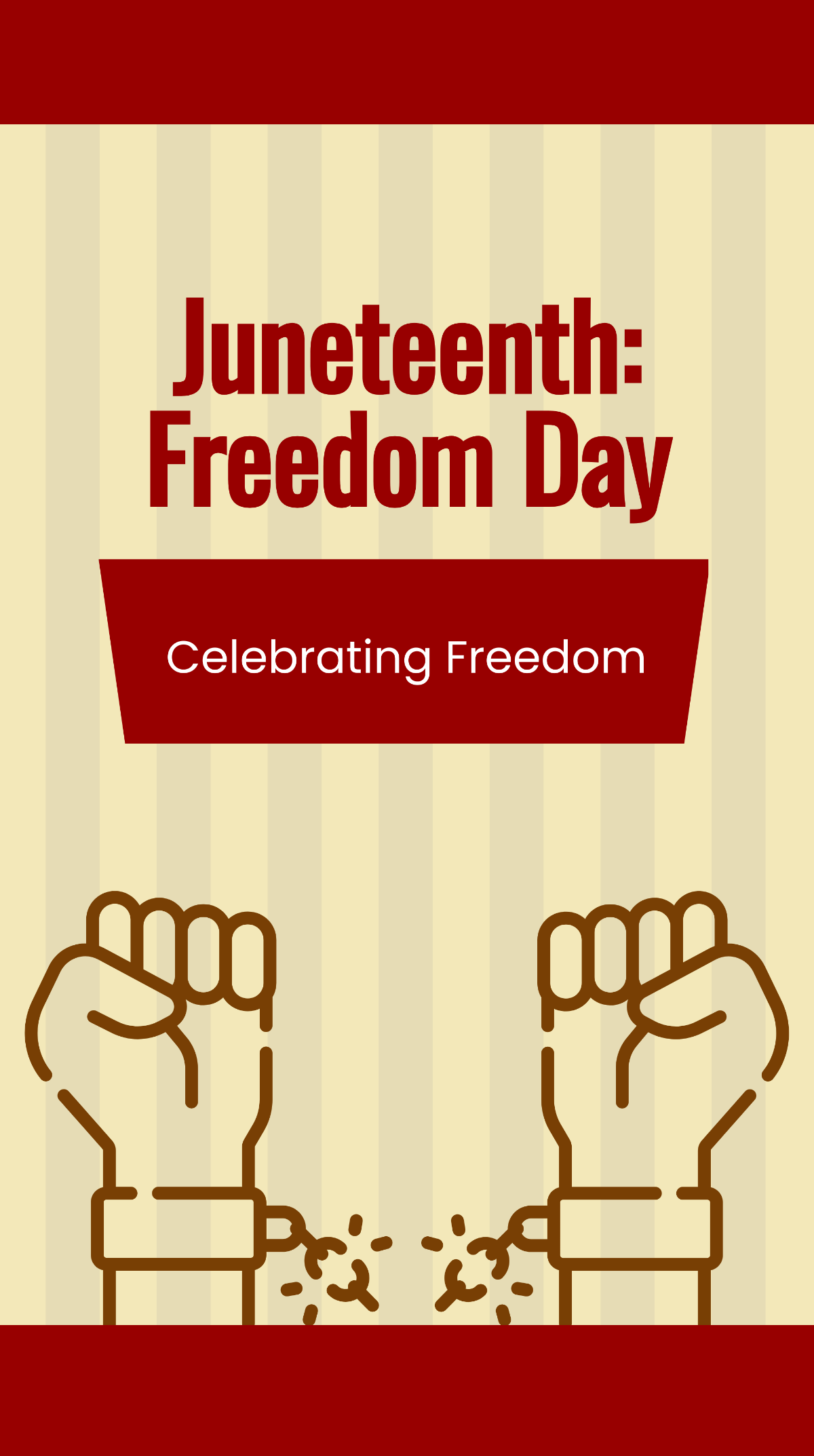 Juneteenth Freedom Day Instagram Story