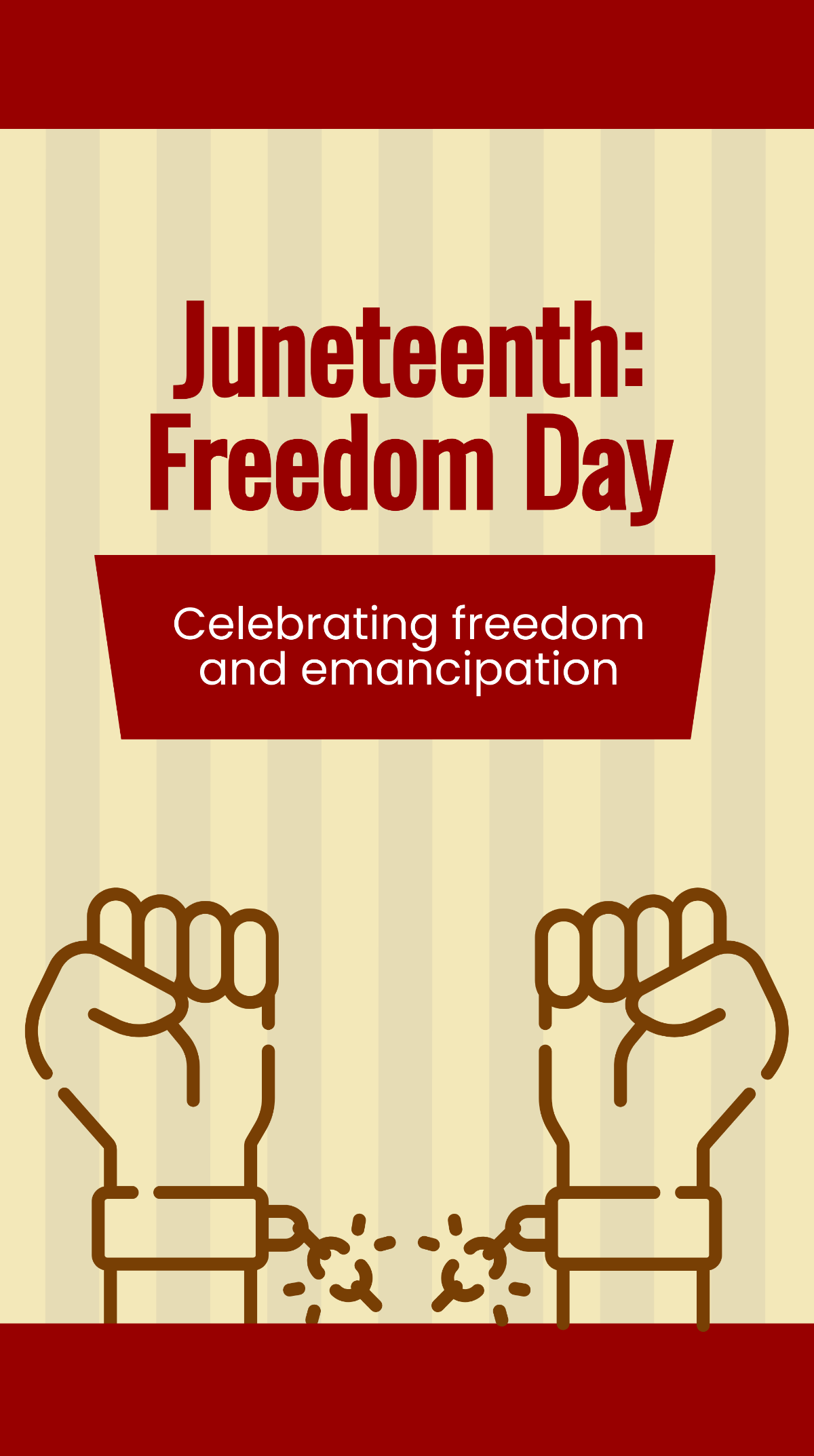 Juneteenth Freedom Day Whatsapp Post