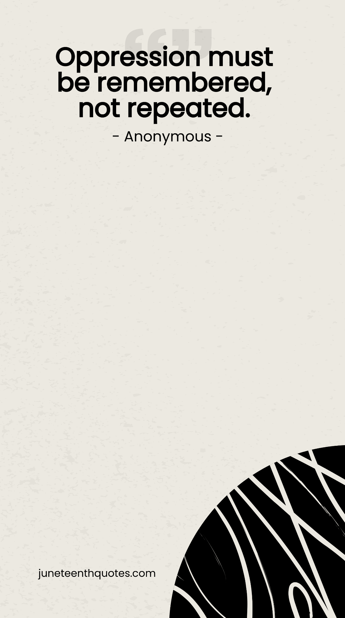 Juneteenth Quote Snapchat Geofilter Template