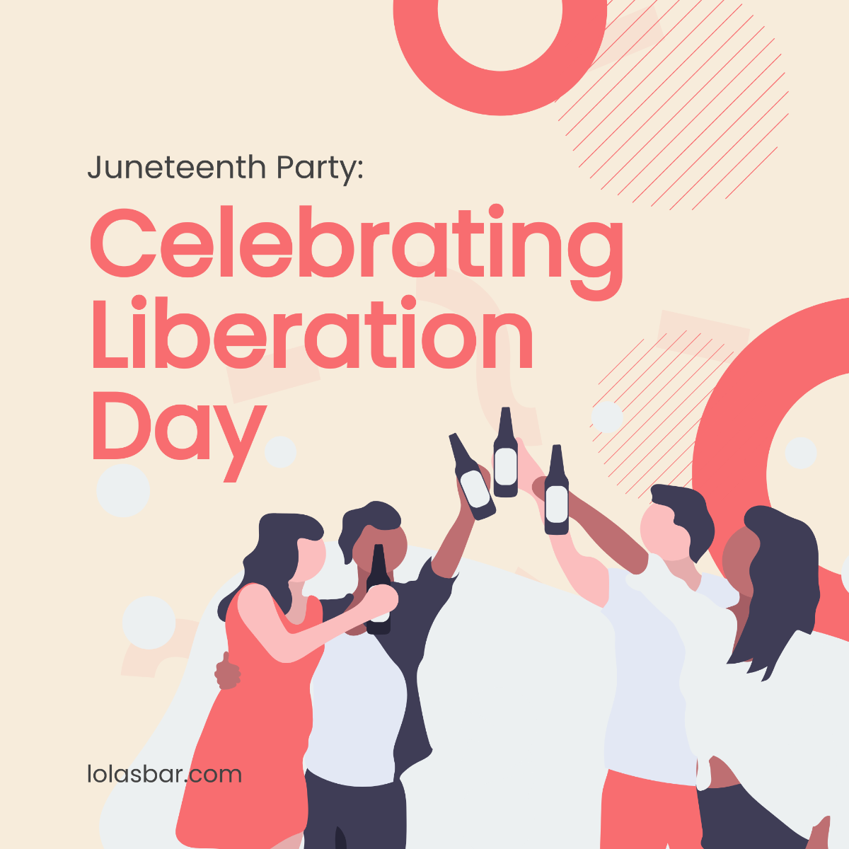 Juneteenth Party Instagram Post Template