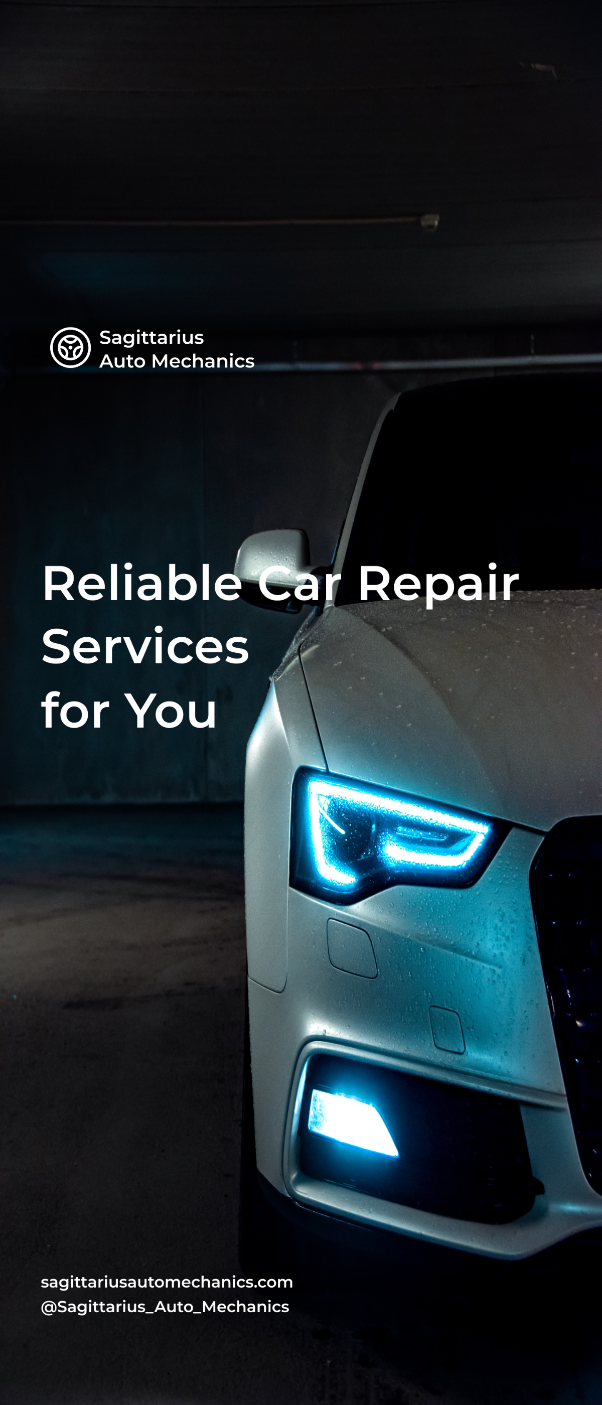 Professional Repair Services Roll Up Banner Template
