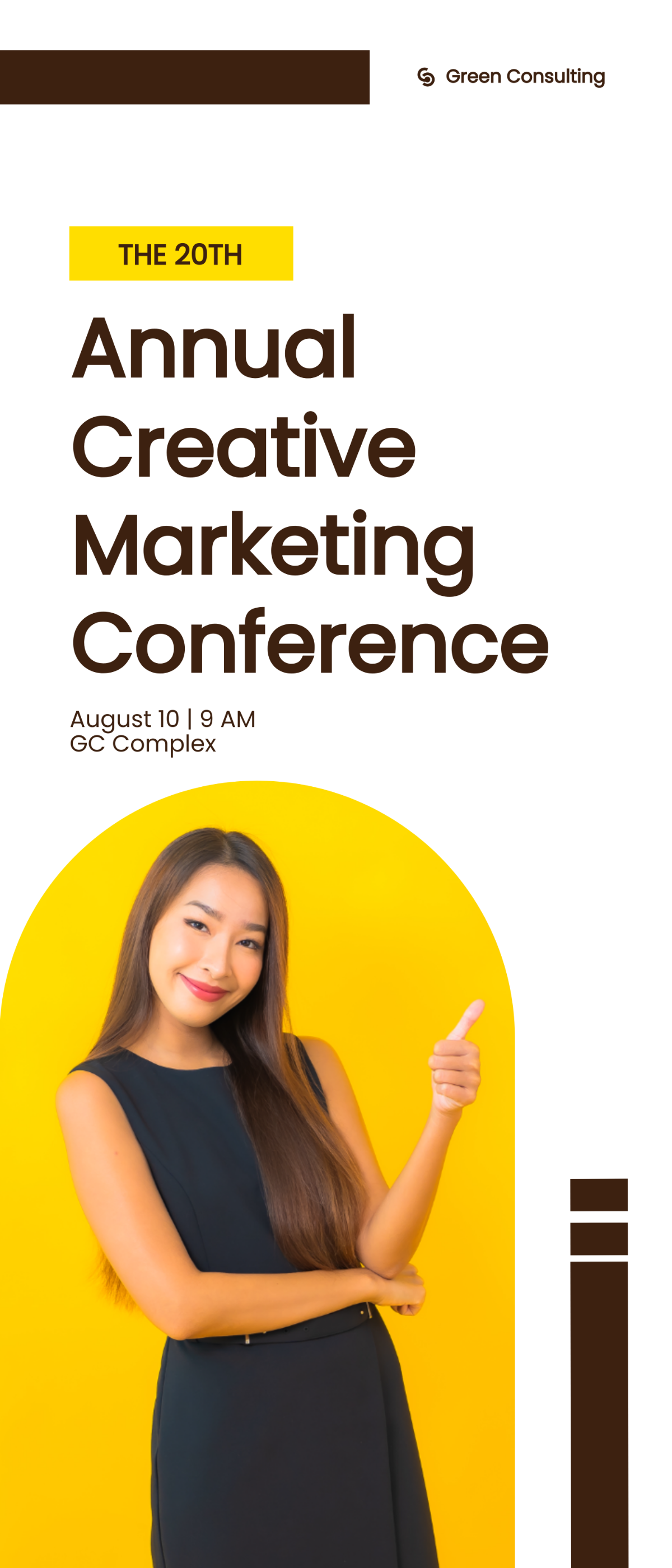 Creative Conference Roll Up Banner Template