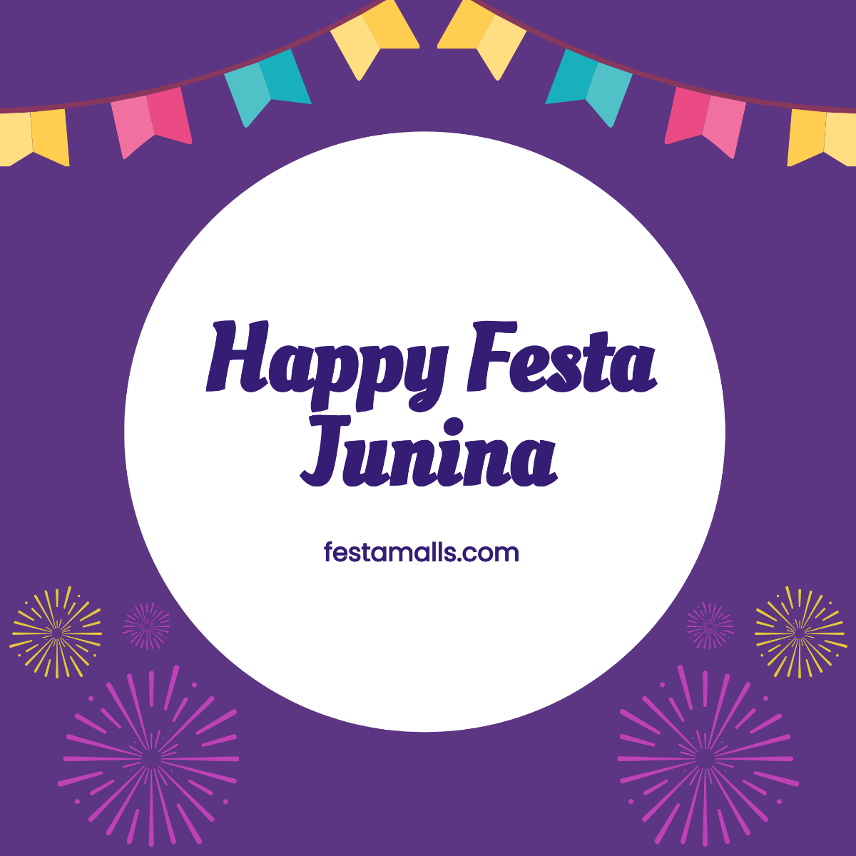 Happy Festa Junina Instagram Post Template