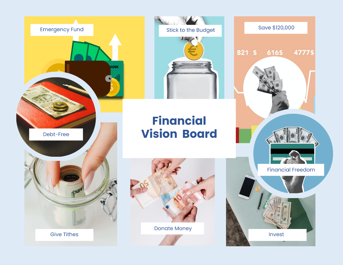 Financial Vision Board Template