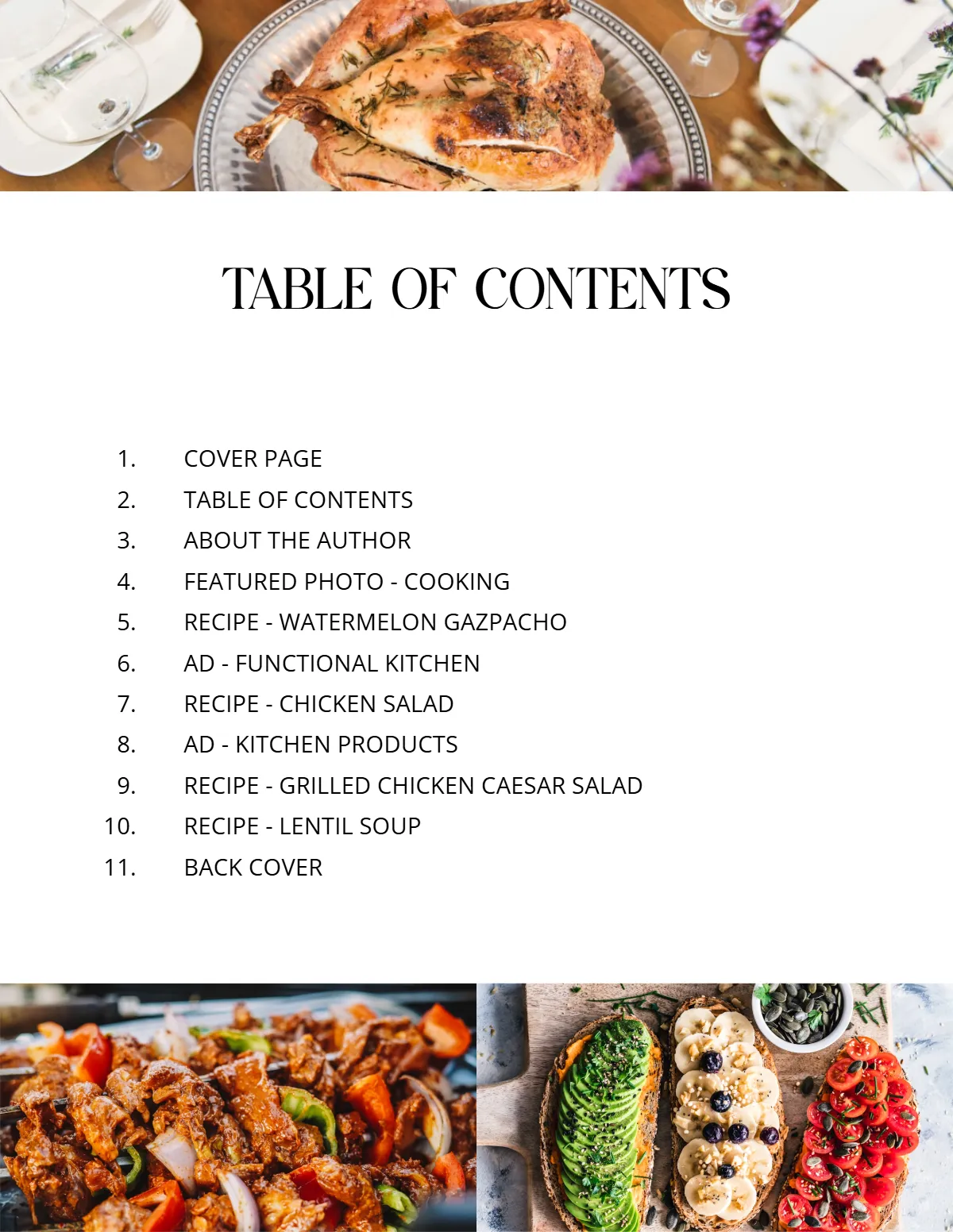 Free Recipe eBook Template to Edit Online Free Recipe eBook Template to Edit Online