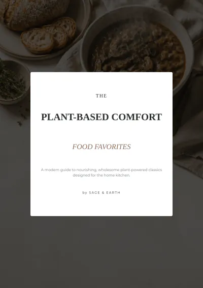 Free Recipe eBook Template to Edit Online
