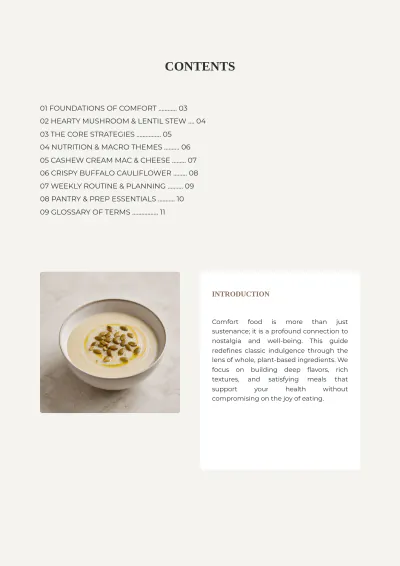 Free Recipe eBook Template to Edit Online