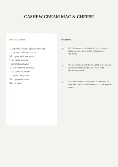 Free Recipe eBook Template to Edit Online