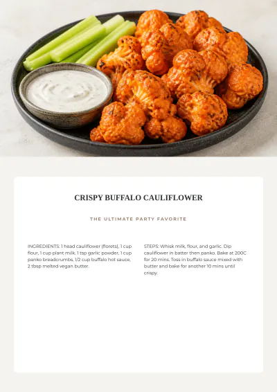 Free Recipe eBook Template to Edit Online