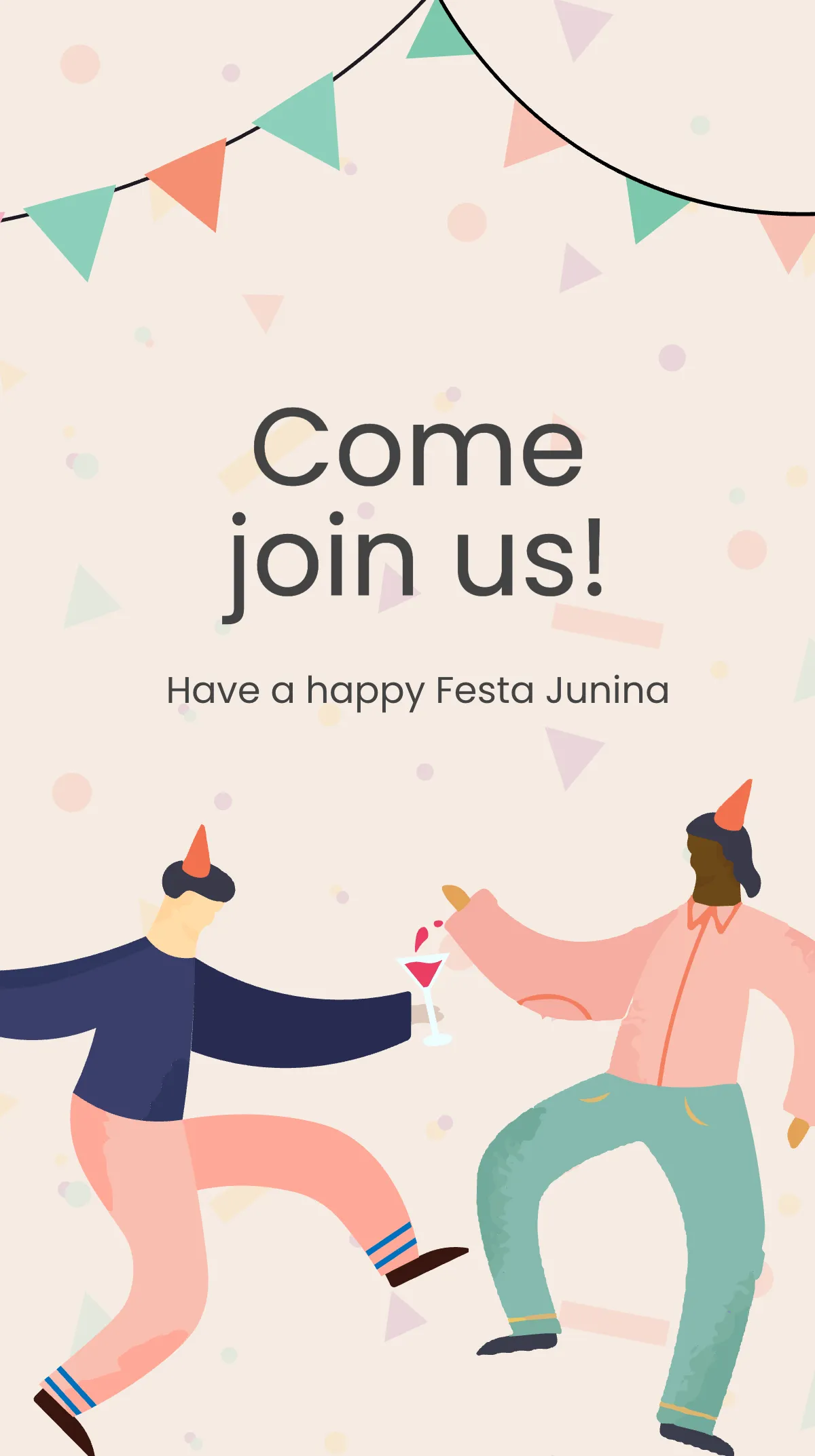 Free Festa Junina Event Instagram Story Template to Edit Online