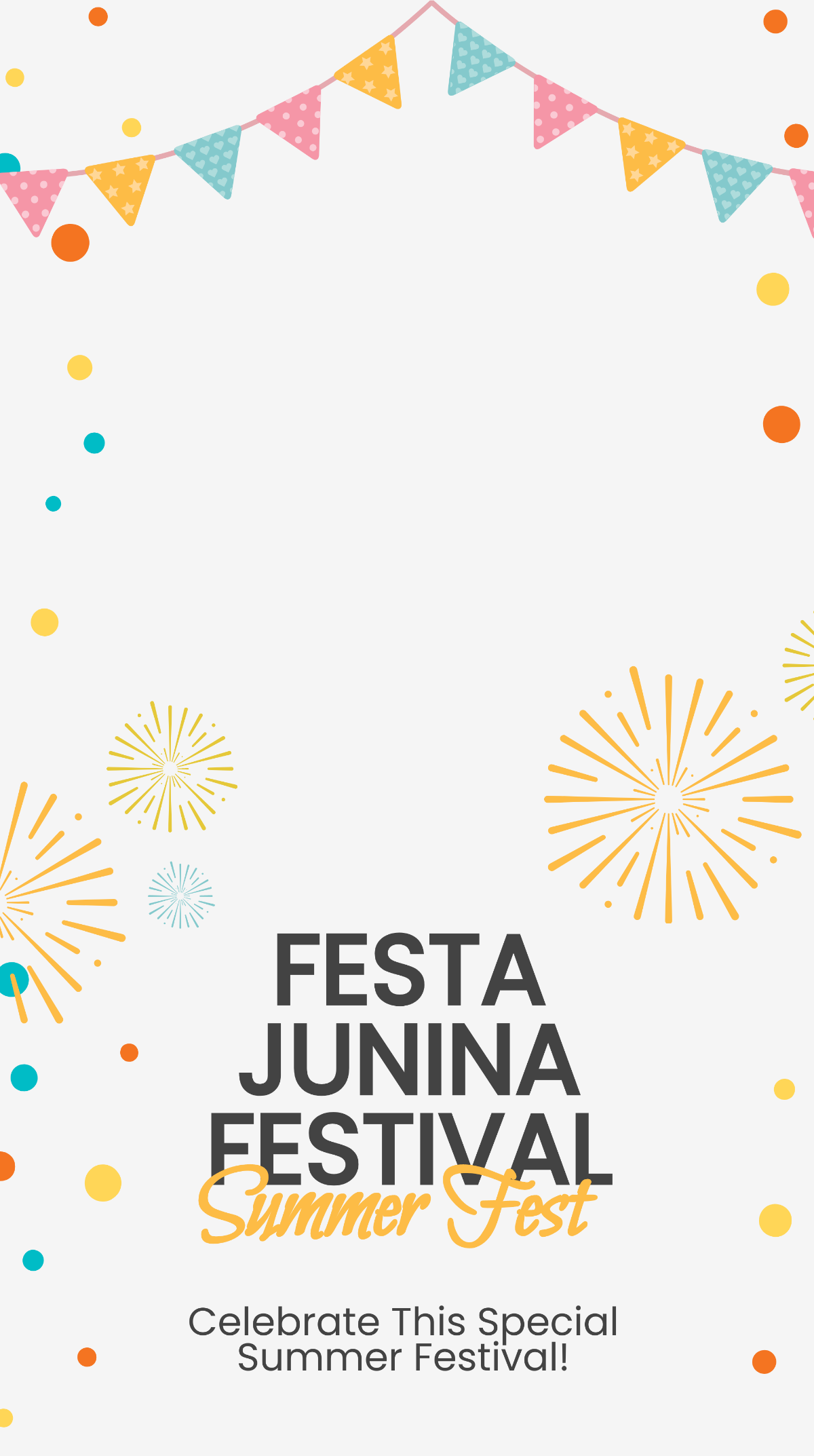Festa Junina Festival Snapchat Geofilter Template