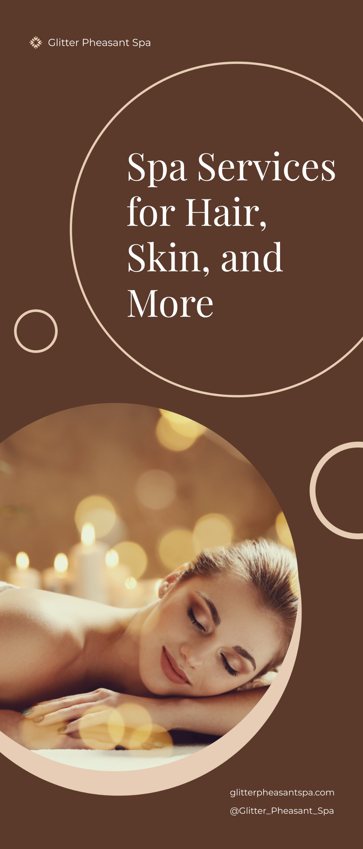 Saloon Spa Rollup Banner Template