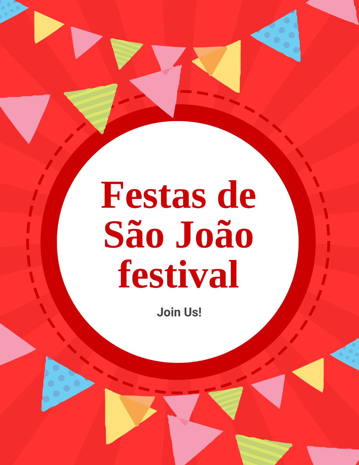 Festa junina Celebration Flyer Template