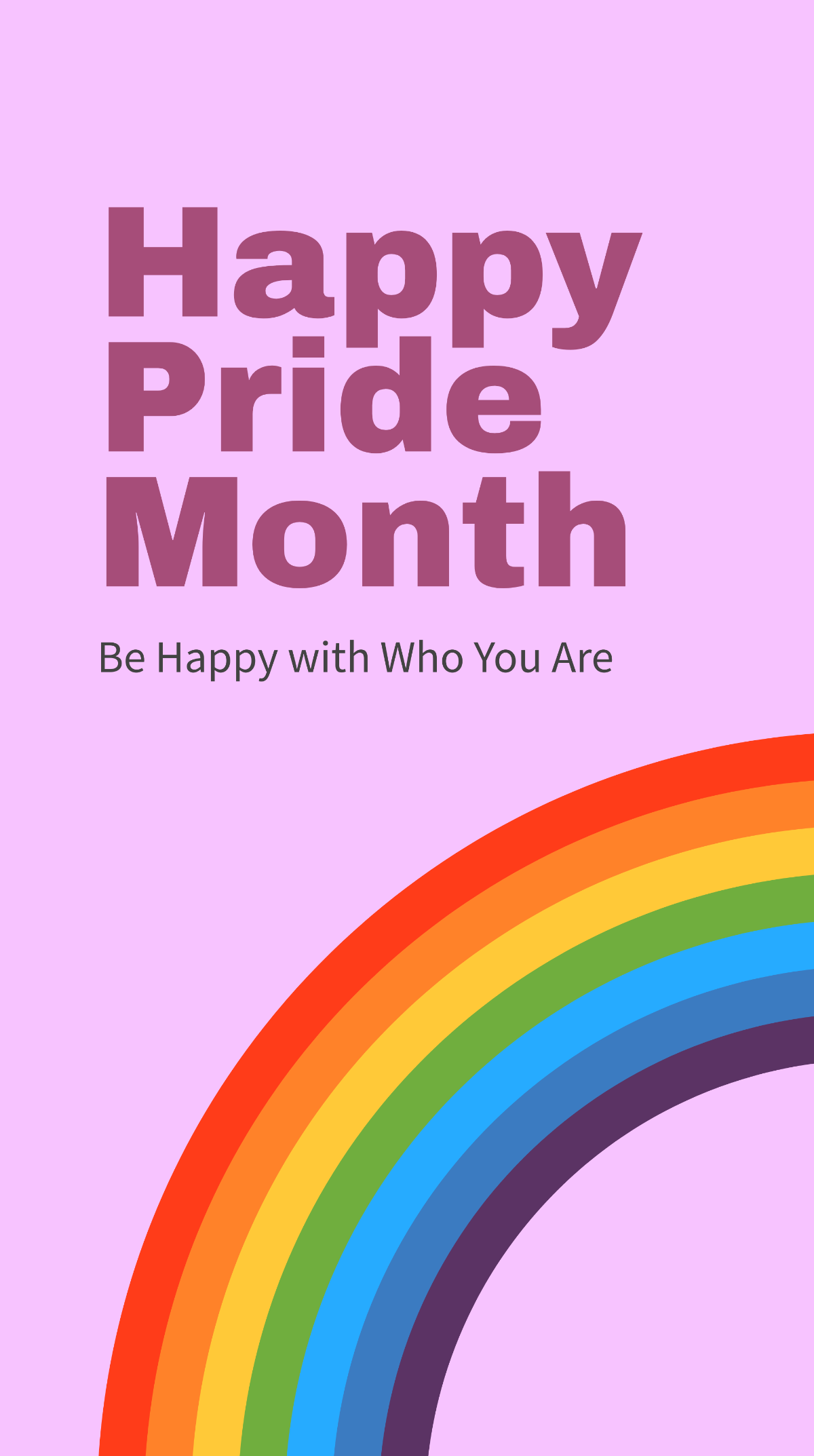 Happy Pride Month Instagram Story Template