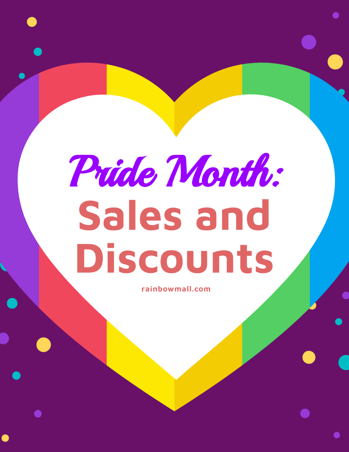 Pride Month Sale Flyer Template - Edit Online & Download