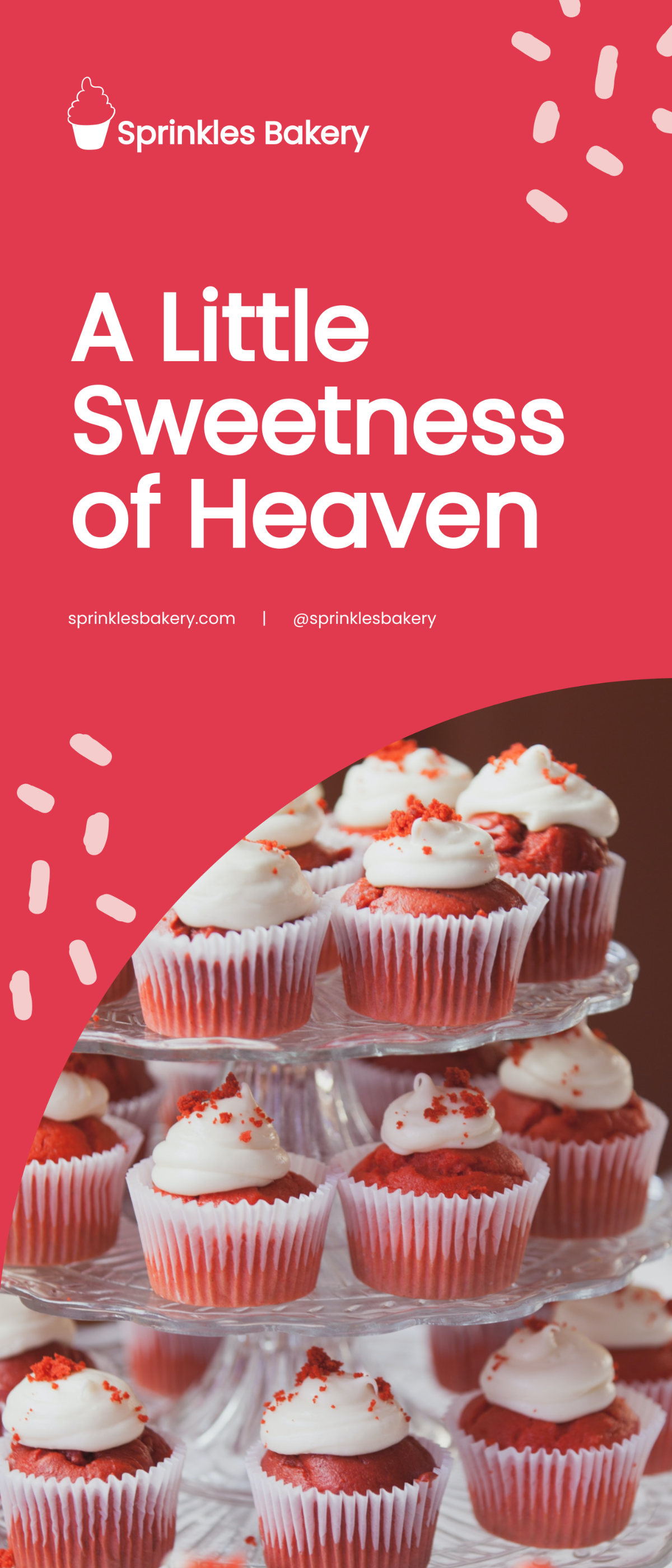 Cupcake Rollup Banner Template