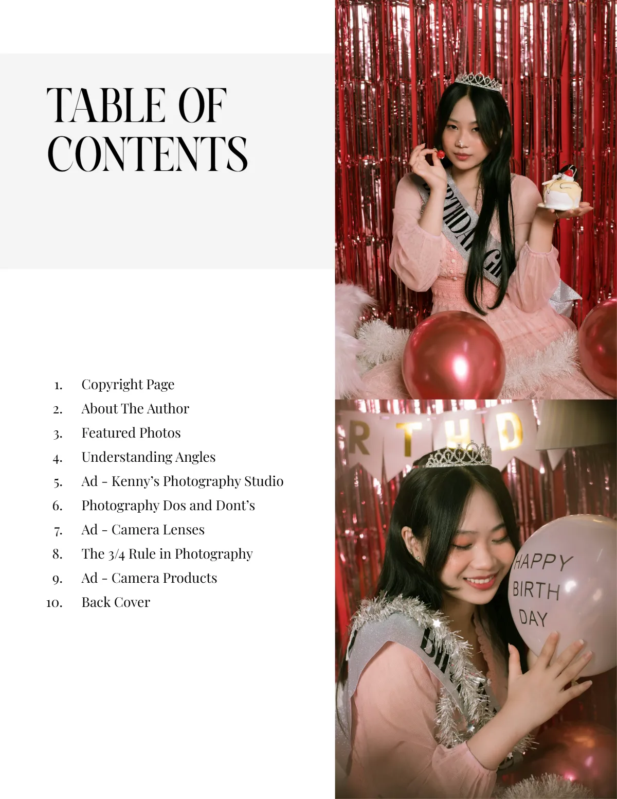 Free Photography eBook Template to Edit Online Free Photography eBook Template to Edit Online