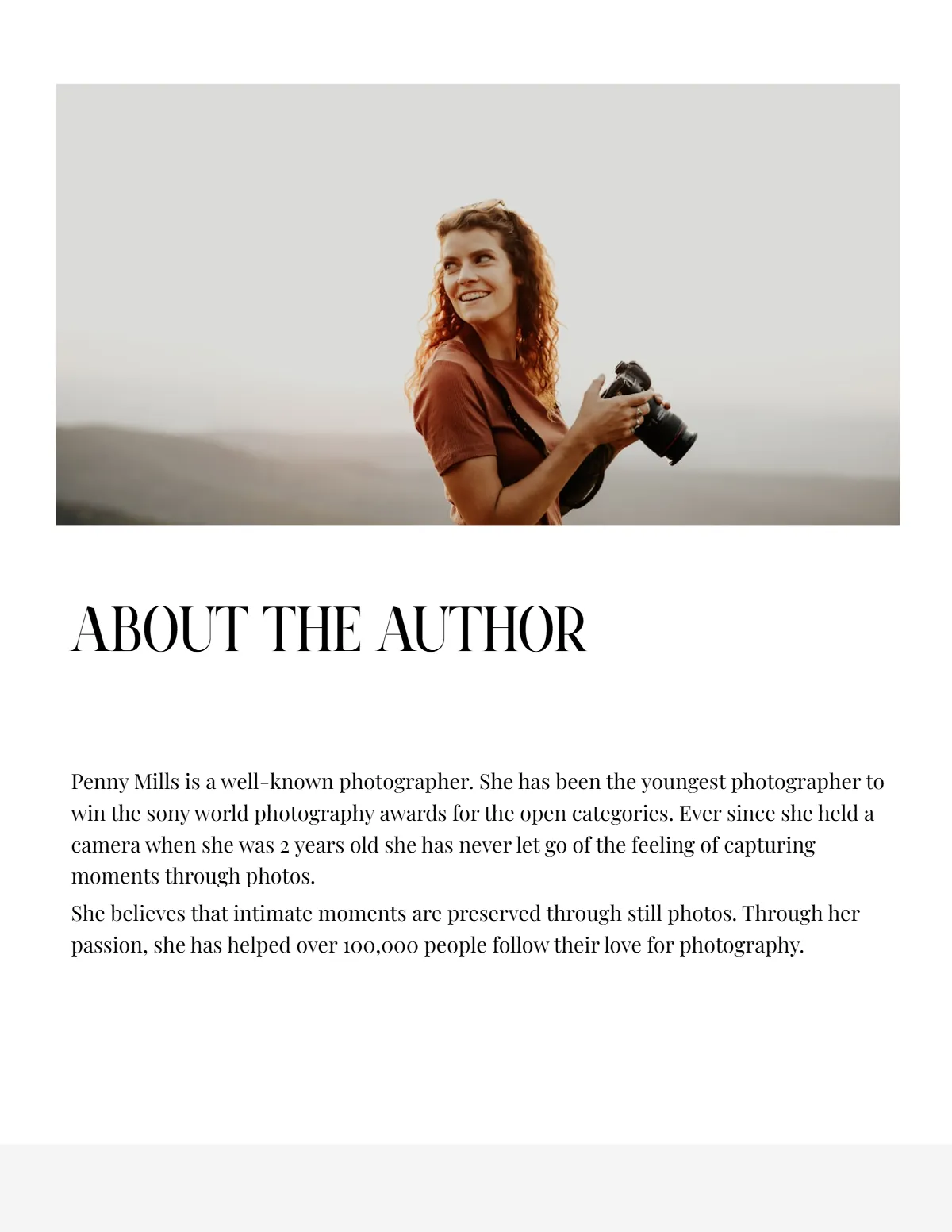 Free Photography eBook Template to Edit Online Free Photography eBook Template to Edit Online