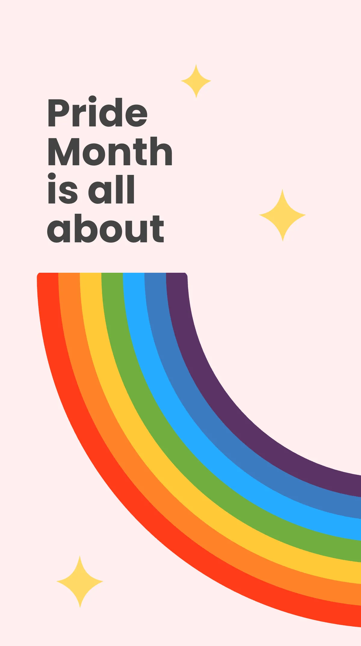 Pride Month Quote Instagram Story Template