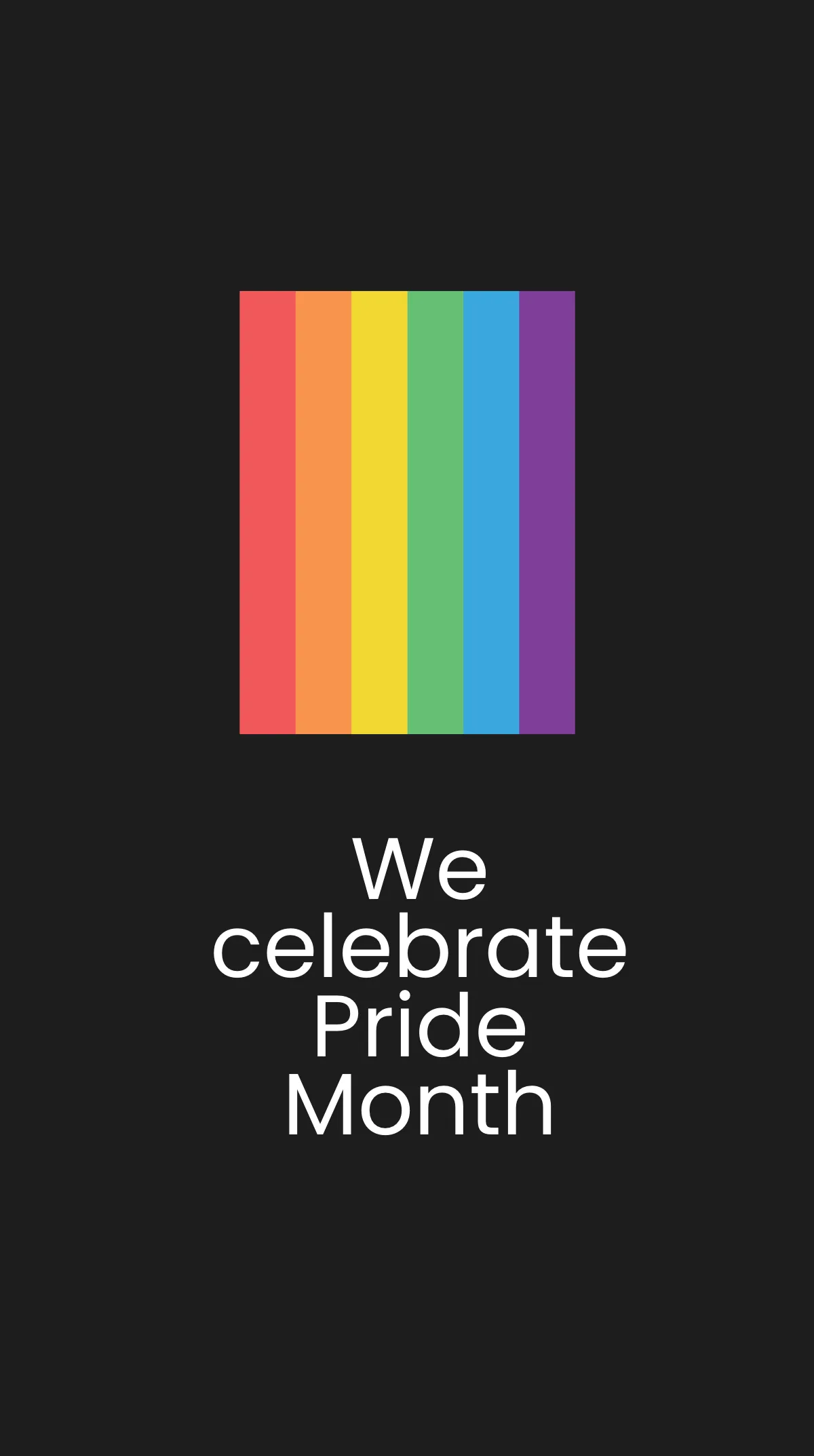 Free LGBT Pride Month Instagram Story Template to Edit Online